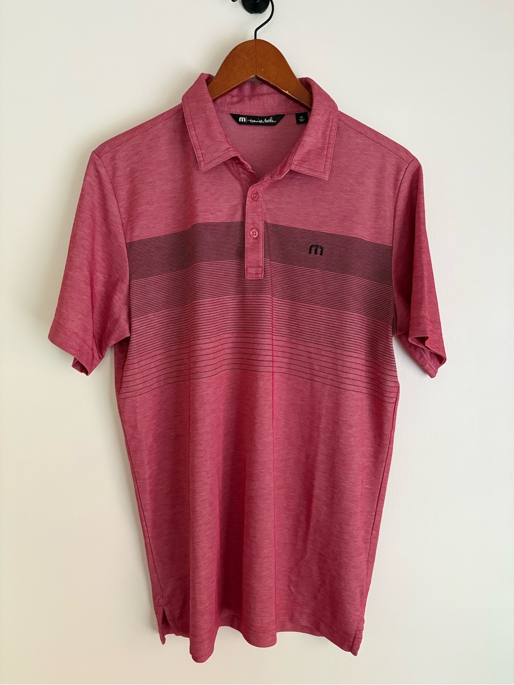 Travis Mathew Men's Golf Polo Shirt - Red